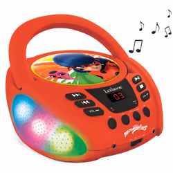 Lexibook Paw Patrol RCD109MI, Rouge, Lecteur CD portable
