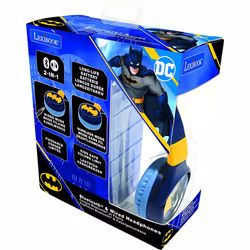 Casque 2 en 1 Batman Bluetooth et Filaire avec limitation de son