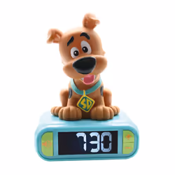 Réveil avec veilleuse Scooby Doo en 3D