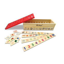 Ma boîte à vocabulaire – Boîte de tri en bois EN/FR