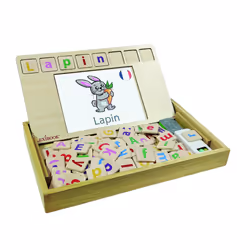 Lexibook Bio Toys L’Ecole des Mots Jeu Bois