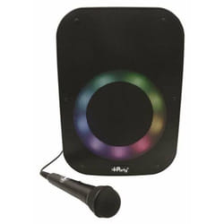 Enceinte Bluetooth iParty avec micro et effets lumineux multicolores