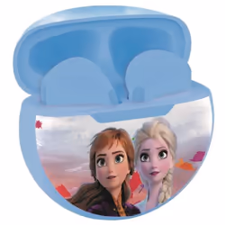 Écouteurs sans fil Bluetooth La Reine des Neiges avec étui de chargement et de rangement