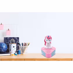 Enceinte Bluetooth avec figurine lumineuse Licorne