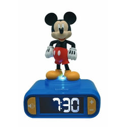 Réveil avec veilleuse lumineuse Mickey en 3D