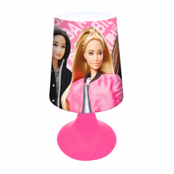 Mini lampe de chevet veilleuse sans fil Barbie
