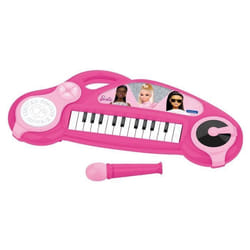 Piano électronique Barbie avec effets lumineux et microphone