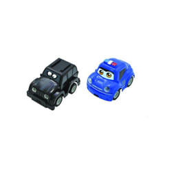 Lexibook - Crosslander Twin – Set de voiture de policier et de voleur