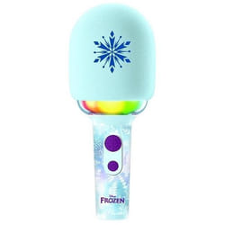Karaoke Microphone Bluetooth/Sans fil La reine des neiges avec effets sonores et lumineux