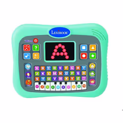 Tablette éducative bilingue parlante ABC avec touches tactiles et écran LED pour illustrer les interactions avec le jeu en an ...