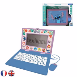 Ordinateur éducatif bilingue Stitch avec 170 activités (EN/FR)