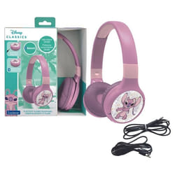 Casque 2 en 1 Stitch Angel Bluetooth et Filaire avec limitation de son
