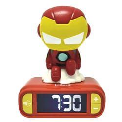 Réveil veilleuse digital LEXIBOOK - Iron Man - 3D lumineux et sonore - Enfant