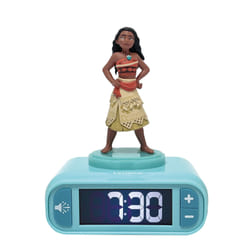 Réveil avec veilleuse lumineuse Vaiana en 3D