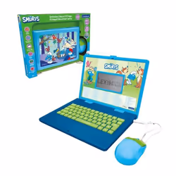 Ordinateur portable éducatif bilingue Schtroumpfs (FR/EN)