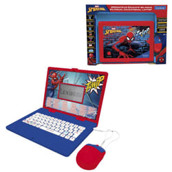 Lexibook Ordinateur éducatif bilingue Spiderman avec 164 activités d'apprentissage pour enfants - Jouet électronique interactif