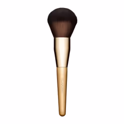 Clarins Pinceau Poudre, Pinceau à poudre, Arrondi, Synthétique, Noir, Bois, Femmes, 1 pièce(s)