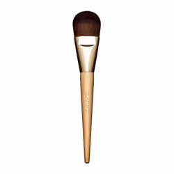 Clarins Pinceau Fond de Teint Plat, Pinceau fond de teint, Plat, Noir, Bois, Femmes, 1 pièce(s)