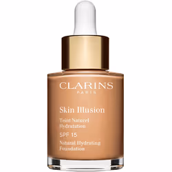 Clarins Skin Illusion, Bouteille, Liquide, Universel, Hydratant, Beige, Cashew