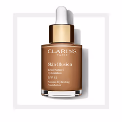 Clarins Skin Illusion, Flacon compte-gouttes, Liquide, Tous types de peau, Hydratant, Marron, cognac