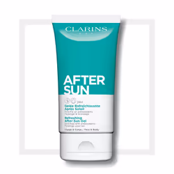 Clarins Gelée Rafraîchissante Après Soleil 150ml, Visage et corps, 150 ml, Gel, refroidir, Universel, Femmes