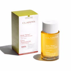 Clarins Huile "Relax" 100 ml, Huile, Nourrissant, Relaxation, Apaisant, Universel, 100 ml, Bouteille, CORYLUS AVELLANA (HAZEL ...