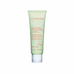 Clarins Doux Nettoyant Moussant Purifiant 125ml, Mousse nettoyante, Femmes, Peau mixte, Peau grasse, Nettoyant, Tube, Pâte