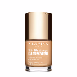 Clarins Skin Illusion Velvet, Bouteille, Liquide, Tous types de peau, Matifiant, Hydratant, Beige, 108.3N