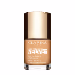 Clarins Skin Illusion Velvet, Flacon pompe, Liquide, Tous types de peau, Lissage, Matifiant, Nourrissant, Moyenne, À chaleur