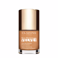 Clarins Skin Illusion Velvet, Flacon pompe, Liquide, Tous types de peau, Matifiant, Lissage, Peau bronzée, 113C