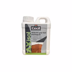 CECIL AX Isol 1L est un isolant pour bois exotique, spécialement formulé pour améliorer l'adhérence et a durabilité des lasur ...