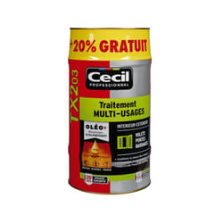Traitement Bois Multi-Usages Tx 203 5l + 20% Gratuits