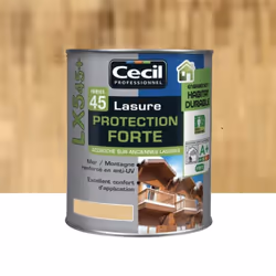Lasure - CECIL PRO - LX 545 - Chêne Clair - 1 L - Satiné - Anti-UV