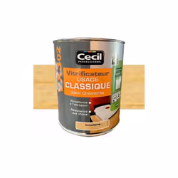CECIL VX302 est un vitrificateur destiné à être utilisé en intérieur uniquement. Compatible avec toutes essences de bois pour ...