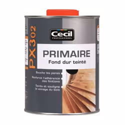 Primaire fondu dur teinté CECIL PX302 Fond dur dur teinté avant vitrification, pour bois intérieurs et idéal pour parquet et ...