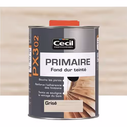 Le Primaire Fond dur Teinté CECIL PX302 Effet grisé est un primaire fond dur teinté avant vitrification permettant de teinter ...