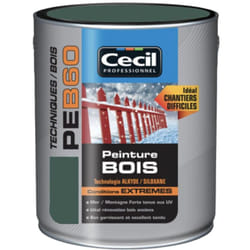 Peinture Bois Cécil Professionnel PEB60 Vert normand 2,5 L