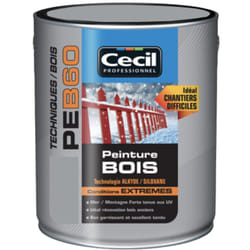 Cecil - Peinture Bois Cécil Professionnel PEB60 Gris galet 2,5 l