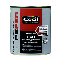 Peinture PE FER 500 ml Gris Galet