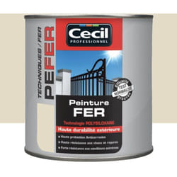 Peinture Fer Cécil Professionnel pe fer Ivoire 0,5 l