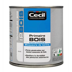 Cecil - Impression (Primaire) Bois Cécil Professionnel ip bois Blanc 0,5 l