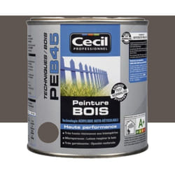 Peinture Bois Cécil Professionnel PEB45 Brun foncé 0,5 l