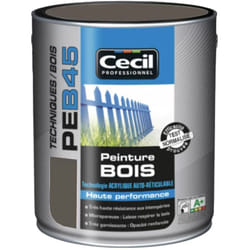 Cecil - Peinture Bois Cécil Professionnel PEB45 Brun foncé 2,5 l