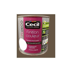 Pe deco Finition Couleur Moka Satin 0,5 l - Cecil