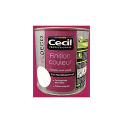 Pe deco Finition Couleur Framboise Satin 0,5 l - Cecil