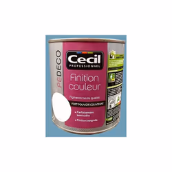 La peinture CECIL PE DECO est une peinture de finition couleur pour toutes surfaces intérieures: murs/boiseries pour travaux  ...