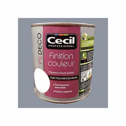CECIL PE DECO Finition Couleur Gris acier Mat 05 L