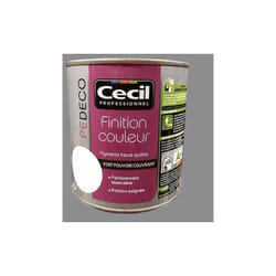 Pe deco Finition Couleur Gris béton Mat 0,5 l - Cecil