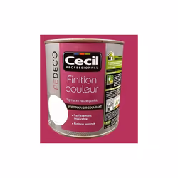 La peinture CECIL PE DECO est une peinture de finition couleur pour toutes surfaces intérieures: murs/boiseries pour travaux  ...