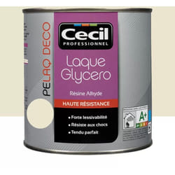 Cecil - Peinture laque cécil pelaq deco Satin Fleur de coton 0,5 l